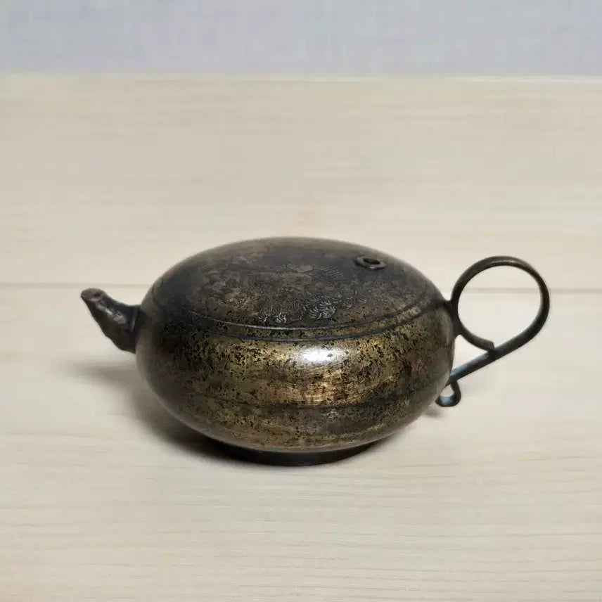 [BUNJANG] Antique Bronze Ink Stone Set / 고풍스러운 동 연적