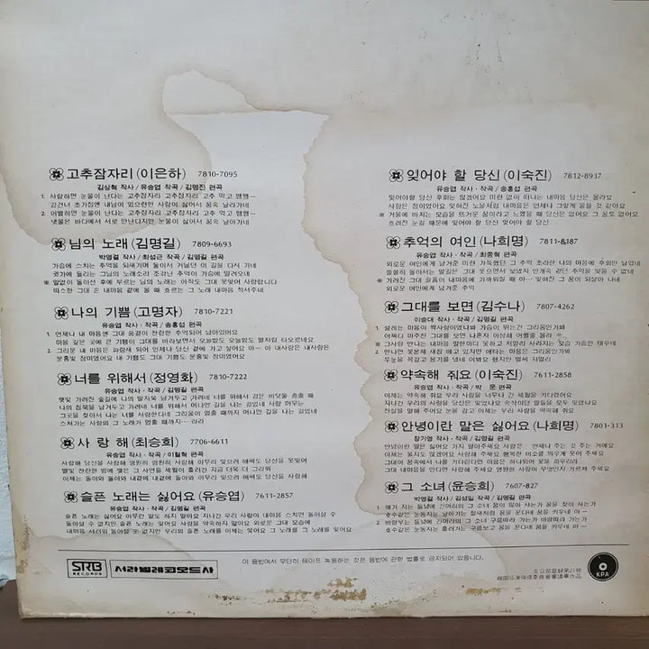 [BUNJANG] Norman Golden 1st Album LP / 노만 골든 제1집 LP 1977서라벌