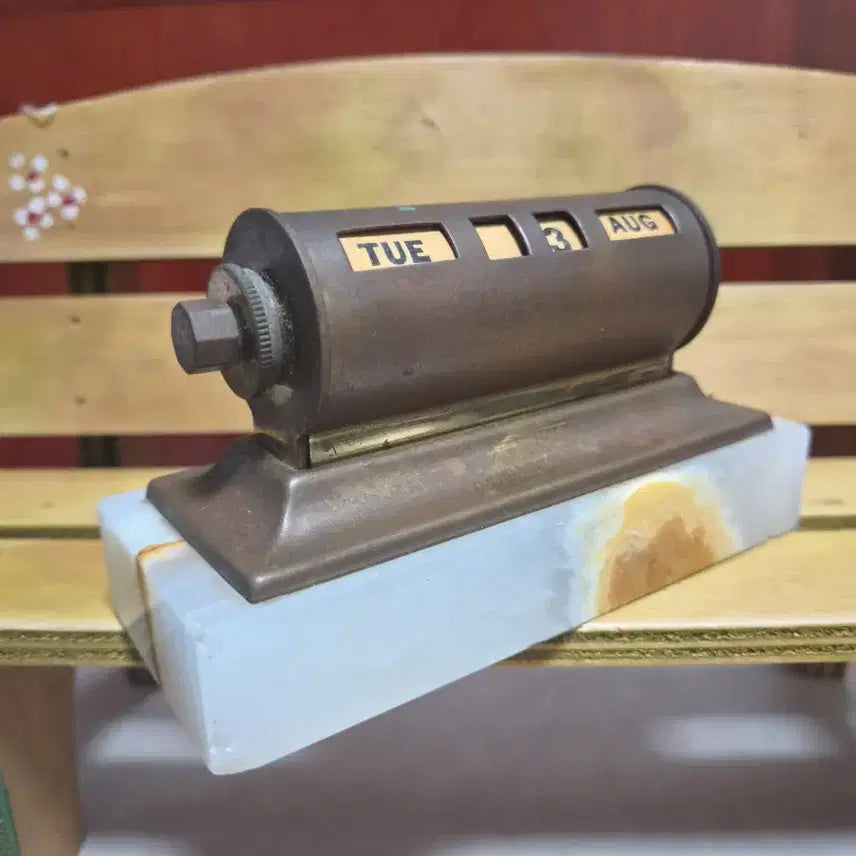 [BUNJANG] Vintage Park Sherman Drum Perpetual Calendar / 빈티지  파크샤먼 드럼식 퍼페추얼 캘린더