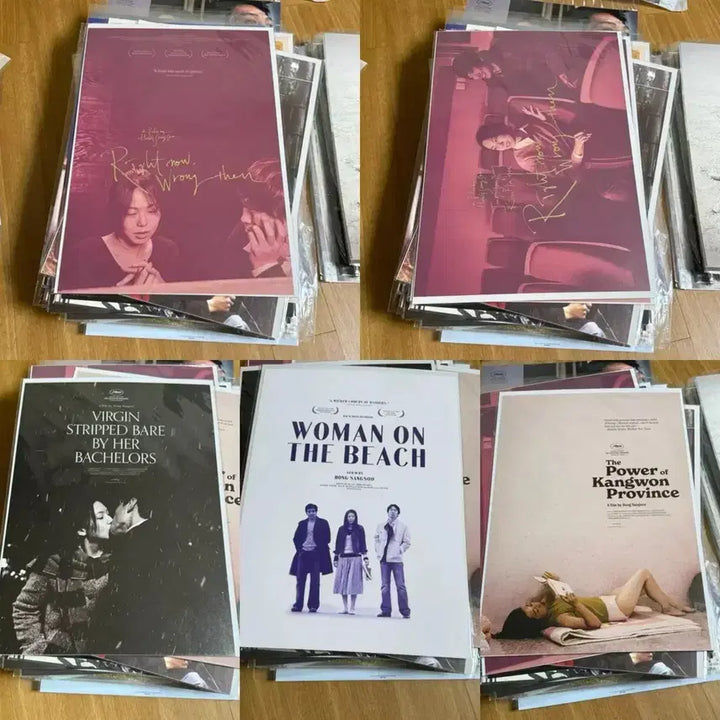 [BUNJANG] Hong Sang-soo Art Poster Postcard Set / 홍상수 아트포스터 엽서 세트 프로파간다 북촌방향 자유의언덕 정유미 고현정 영화