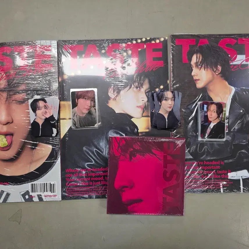 [BUNJANG] NCT Haechan Taste Album Set with Photocards (4 Albums) / NCT 해찬 TASTE 세트 카드 포함 앨범 4장