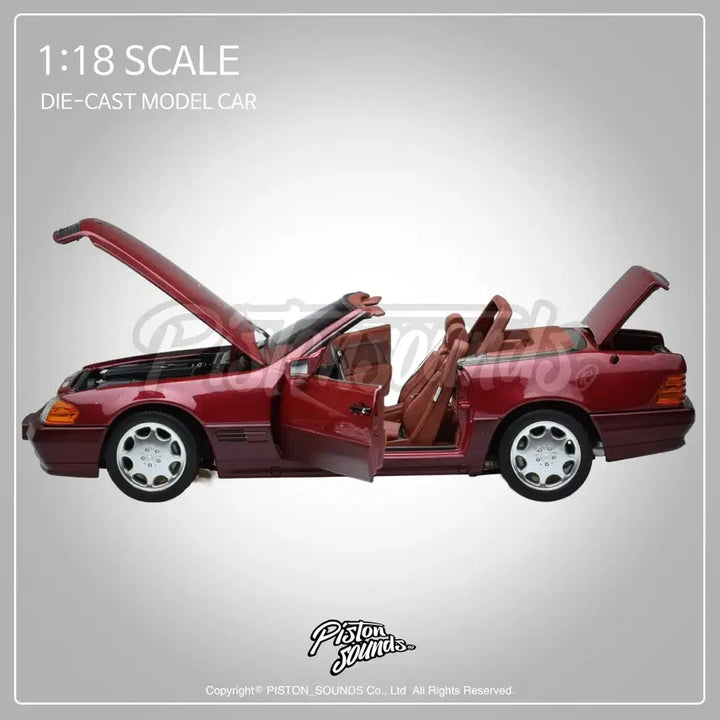 [BUNJANG] NOREV 1:18 Scale Mercedes-Benz 500SL R129 Red Diecast Model / NOREV 노레브 1:18스케일 벤츠 500SL R129 레드 다이캐스트 각벤츠