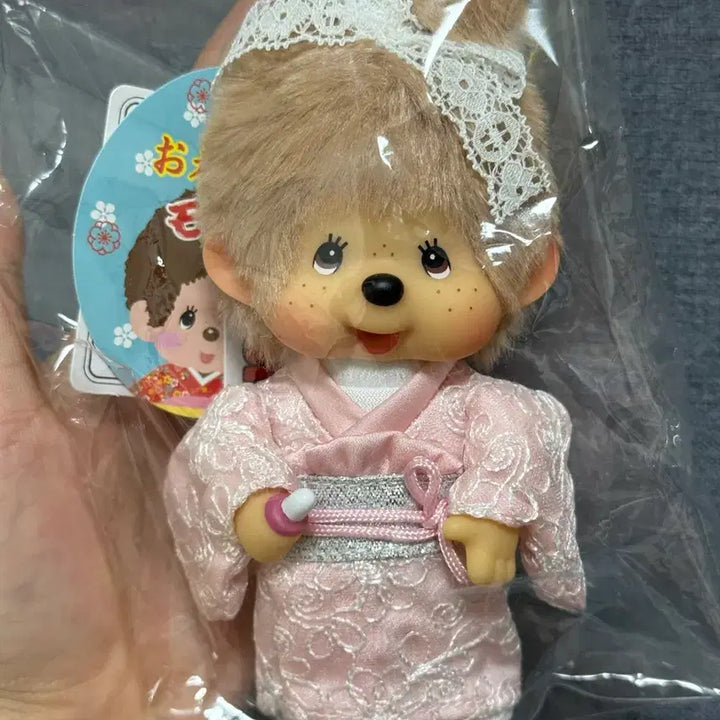 [BUNJANG] Monchhichi Kimono Keychain / 기모노 밀크티 몬치치 키링