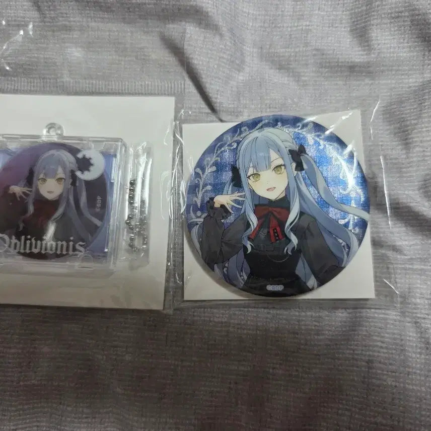 [BUNJANG] Abemusica Oblivionis Togawa Sakiko Megabox Collaboration CD Keyring &amp; Can Badge Set / 아베무지카 오블리비오니스/토가와 사키코 메가박스 콜라보