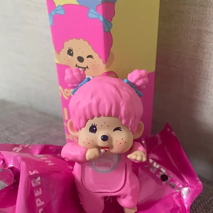 [BUNJANG] Monchhichi Hipper Colors Wink Berry Pink / 몬치치 히퍼 컬러즈 윙크 베리핑크 가격내림x