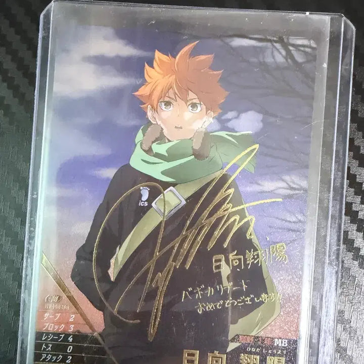 [BUNJANG] Haikyuu!! Karasuno High School Hinata Shoyo Autographed Card (Break Set) / (상태 S급)선착순1명 신 하이큐 바보카 break 브레이크 쓰레기통의 결전 신 일러 히나타 쇼요 싸인 카드 hv-p01-001