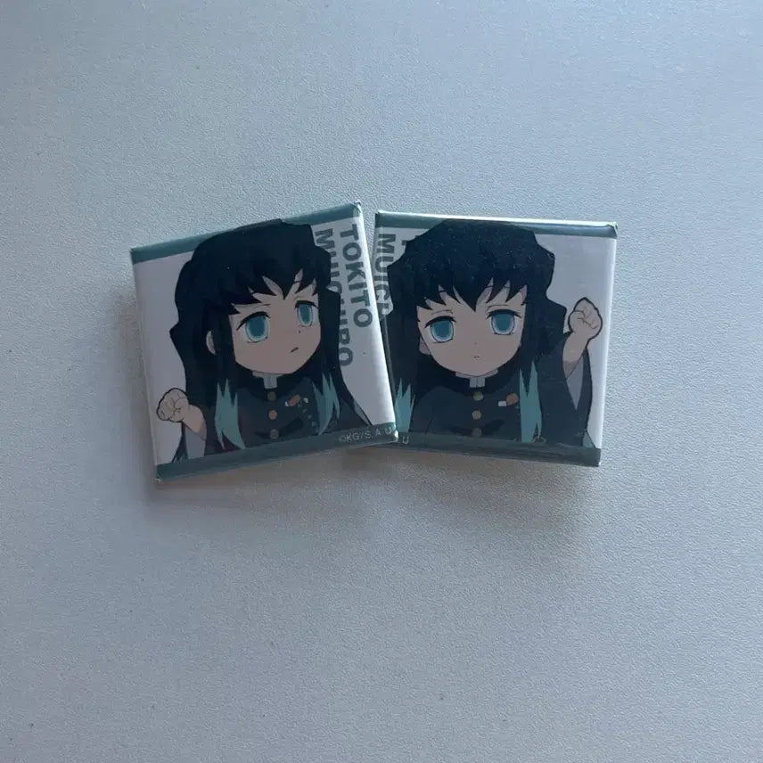 [BUNJANG] Demon Slayer Muichiro Tokito Connecting Can Badge / 귀멸의 칼날 토키토 무이치로 연결 캔뱃지 귀칼