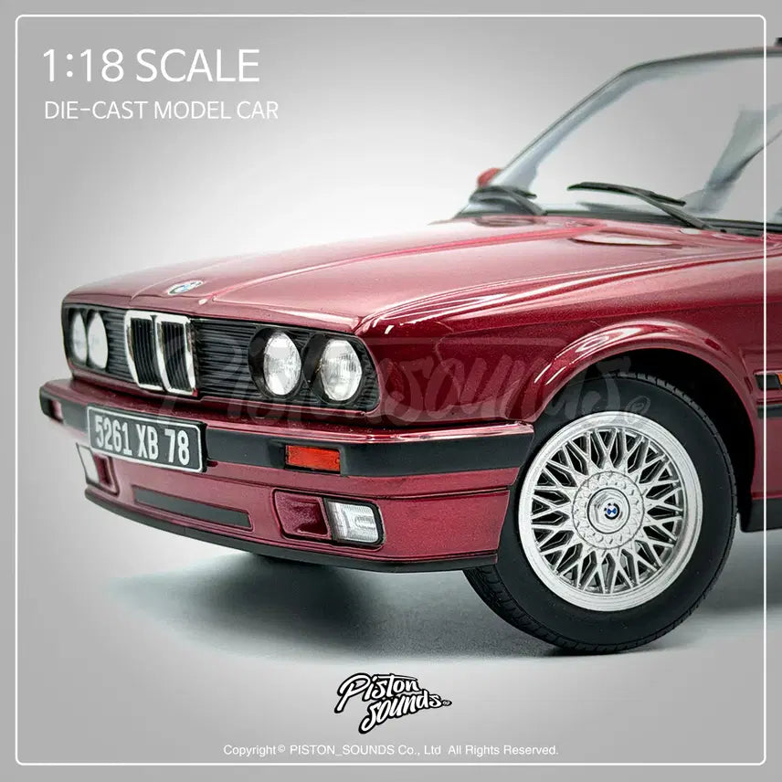 [BUNJANG] NOREV 1:18 Scale BMW 325i E30 Touring Red Die-cast Model / NOREV 노레브 1:18스케일 BMW 325i E30 투어링 레드 올드카 다이캐스트