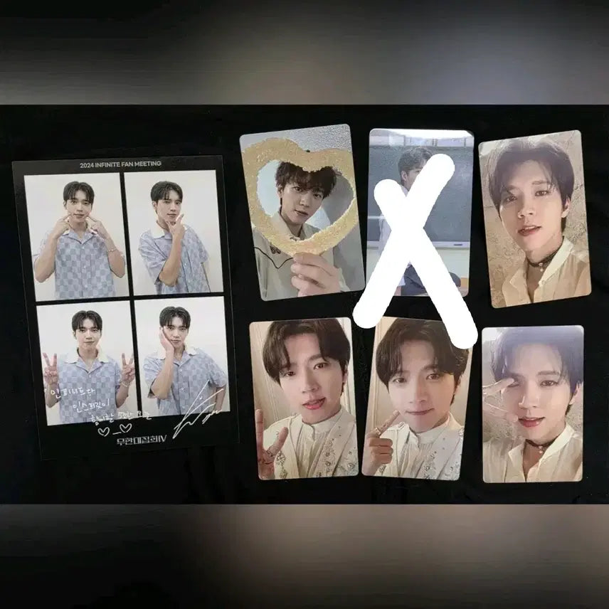 [BUNJANG] INFINITE Nam Woo Hyun Photo Card Set / 인피니트 남우현 우현 인생네컷 포카 입장포카