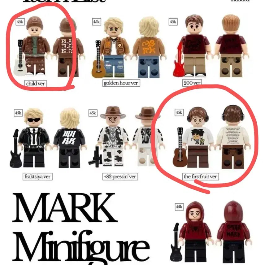 [BUNJANG] NCT Mark Lego Photocard Holder (Sealed) / 이마크 레고 양도