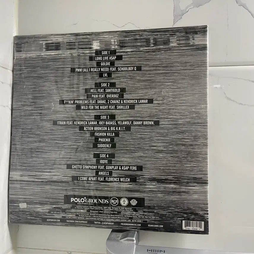 [BUNJANG] A$AP Rocky LONG.LIVE.A$AP Colored Double Vinyl LP (Sealed) / 미개봉 LP A$AP Rocky LONG.LIVE.A$AP 컬러 더블 바이닐
