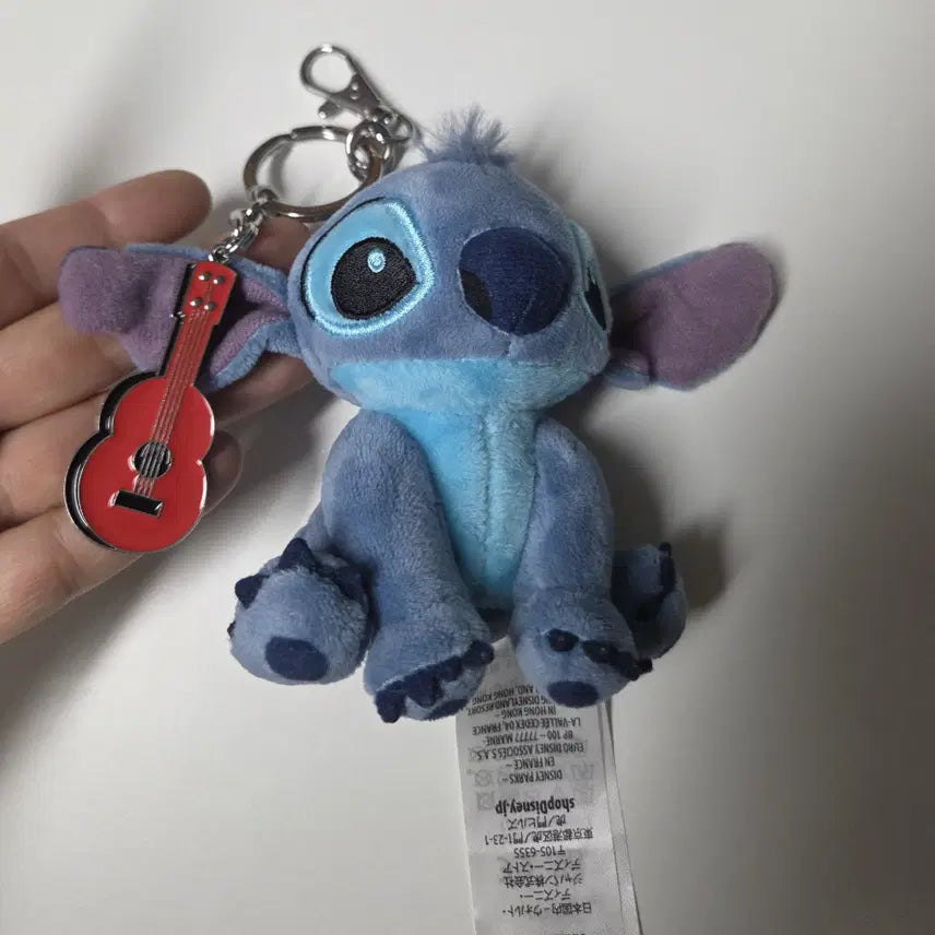 [BUNJANG] Disney Stitch Keychain with Guitar / (디즈니 정품) 스티치 키링 with 기타 = 2.5만