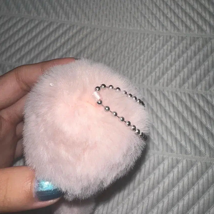 [BUNJANG] Monchhichi Colors Pink Mascot Doll Keychain / 몬치치 컬러즈 핑크 연핑크 마스코트 인형 키링