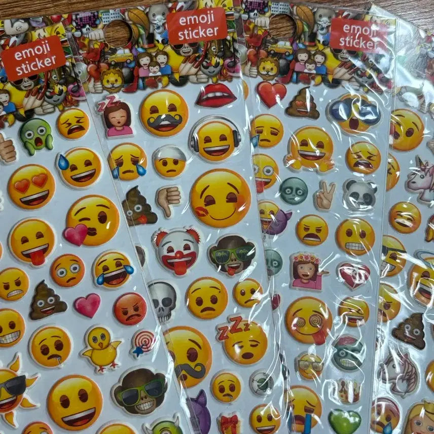 [BUNJANG] Emotional Emoji Sticker Set / 고전문구)감정 이모지 스티커