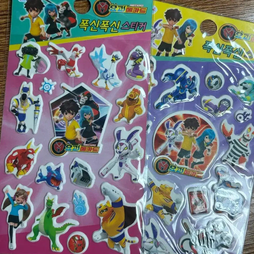 [BUNJANG] Yo-kai Watch Yo-kai Mecha Sticker Pack / 고전문구))요괴메카드 스티커