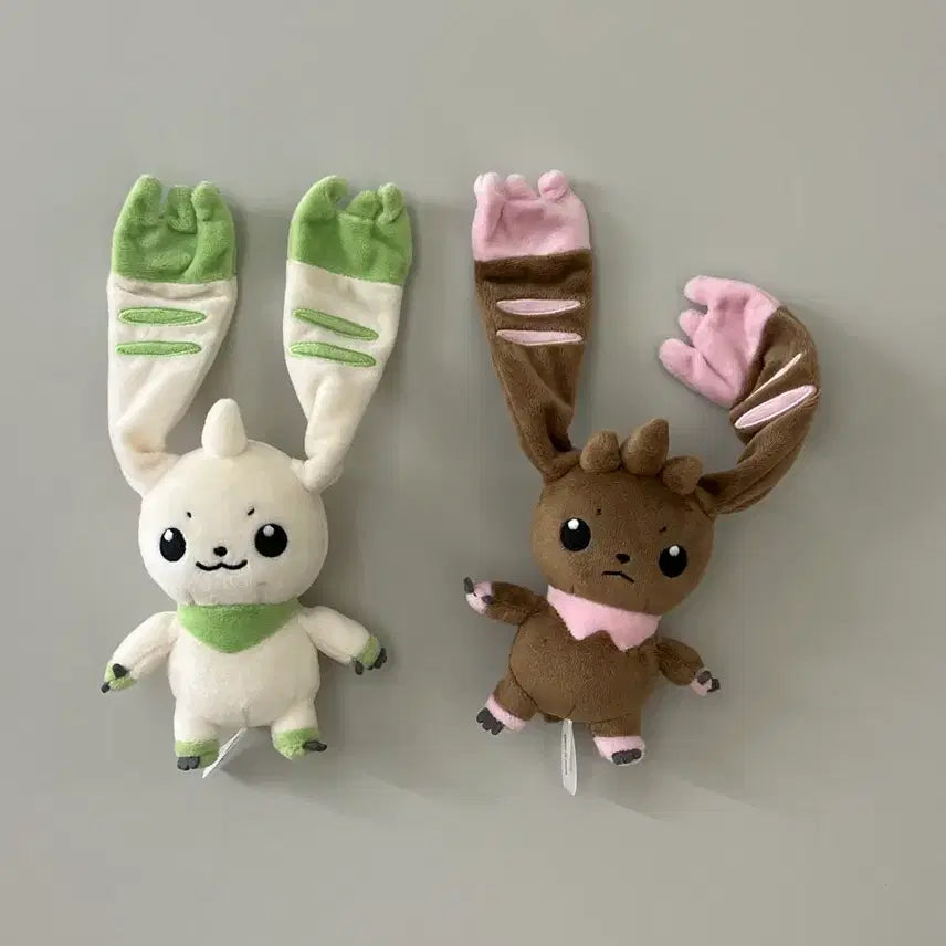 [BUNJANG] Digimon Terriermon Lopmon Exhibition Plush Dolls (Bundle Set) / 디지몬 테리어몬 로프몬 전시회 인형