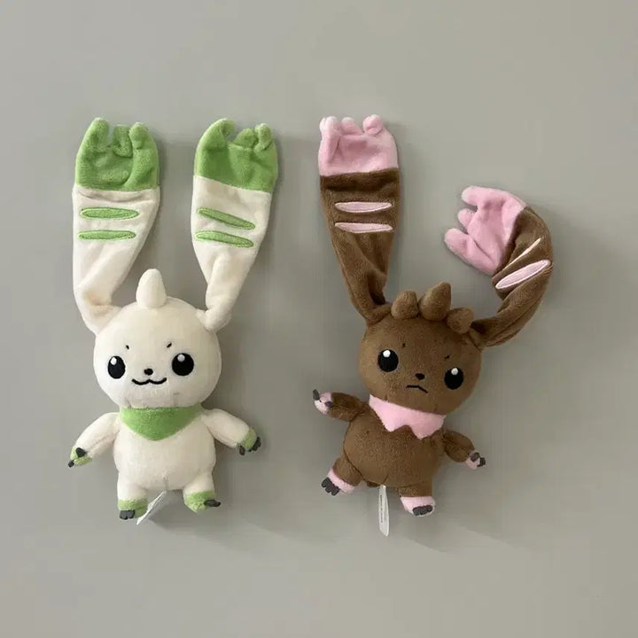 [BUNJANG] Digimon Terriermon Lopmon Exhibition Plush Dolls (Bundle Set) / 디지몬 테리어몬 로프몬 전시회 인형