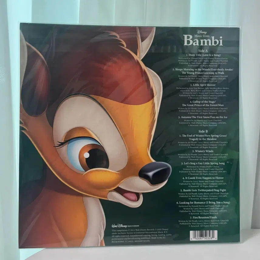 [BUNJANG] Disney Bambi OST LP - Clear Green Color Vinyl / 디즈니 밤비 OST LP - 클리어 그린 컬러