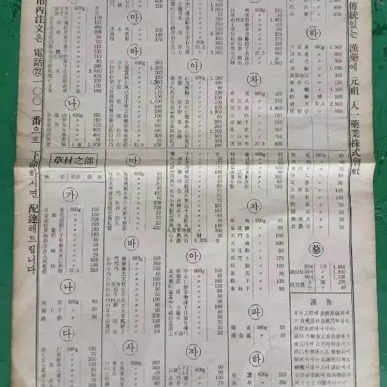 [BUNJANG] Antique Price Tag / 옛날 가격표 골동품