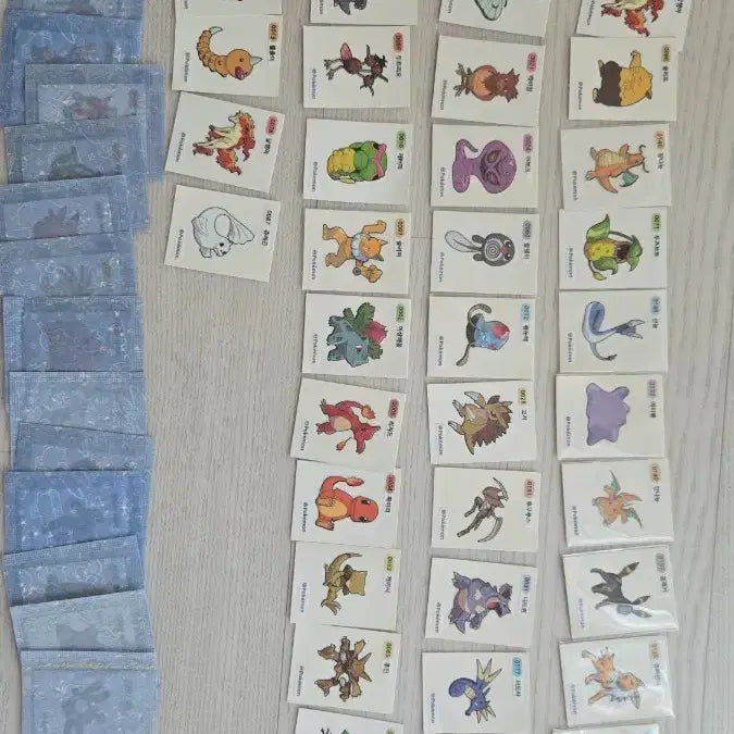 [BUNJANG] Pokemon Stickers Season 2 Bundle Set (47 pcs) / 포켓몬띠부씰 시즌2 일괄판매