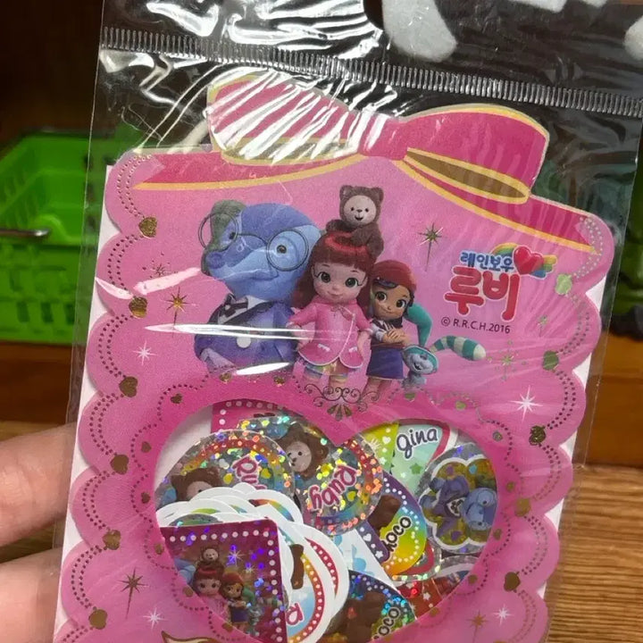 [BUNJANG] Rainbow Ruby Sticker Set / 고전문구)) 레인보우 루비 스티커