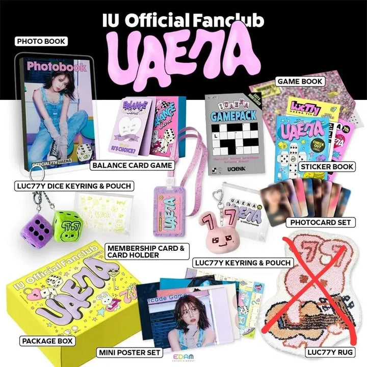 [BUNJANG] IU UAENA 7th Fanclub Goods / 유애나 7기 팬클럽 굿즈