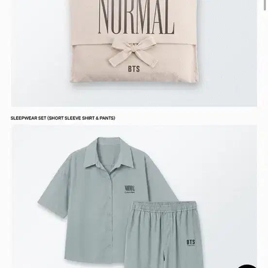 [BUNJANG] BTS ARIRANG Normal x Calvin Klein Sleepwear Full Set / BTS 잠옷 ARIRANG&