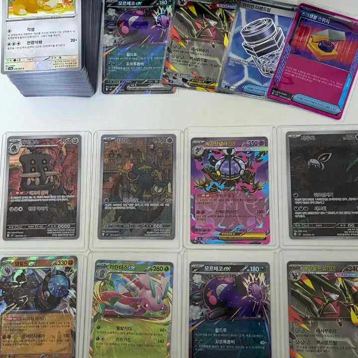 [BUNJANG] Pokemon Cards Bundle (Sleeved) / 포켓몬카드 ex/메가 레어 카드 일괄 판매합니다 (슬리브 보관)