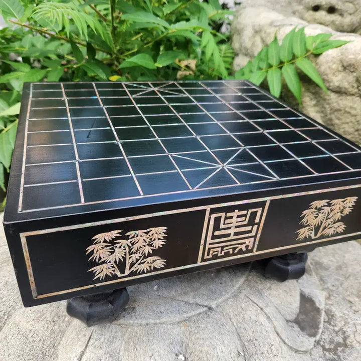 [BUNJANG] Antique Mother-of-Pearl Inlaid Janggi Board / 근대사 나전칠기 자개 장기판