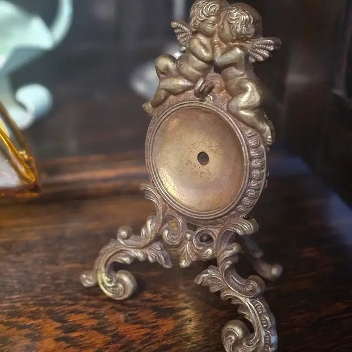 [BUNJANG] Antique Bronze Angel Ensemble Clock Hanger / 앤틱 브론즈 천사 앙상블 시계 걸이