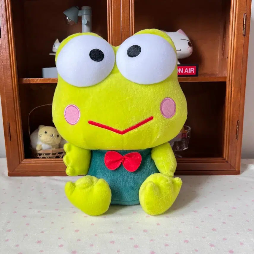 [BUNJANG] Classic Kerokero Keroppi Plush Toy / 고전 케로케로 케로피 인형