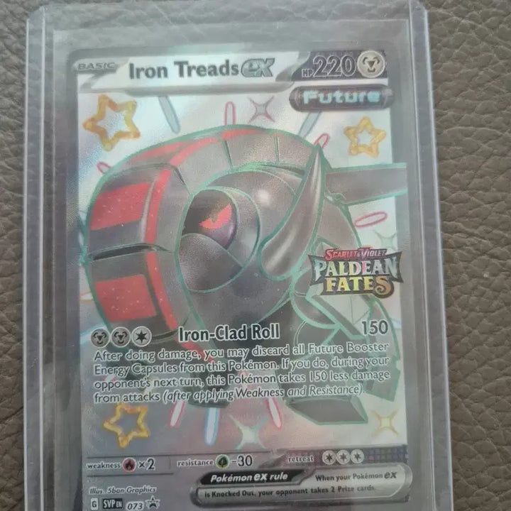 [BUNJANG] Paldean Fates Shiny Iron Treads Promo Card / 무쇠바퀴 이로치 팔데안페이트 프로모 카드
