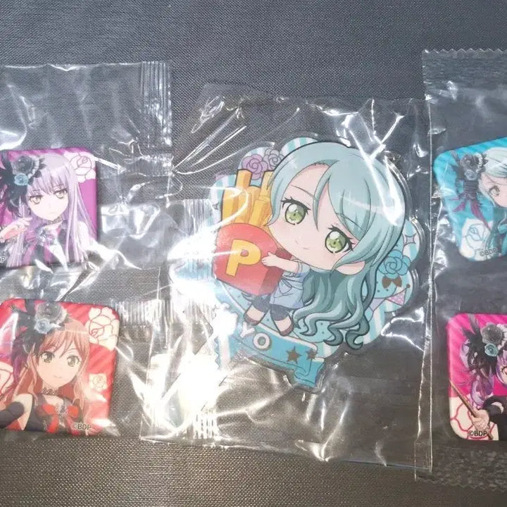 [BUNJANG] BanG Dream! Roselia Bundle Set Goods / 뱅드림 로젤리아 굿즈 일괄 애니플러스 캔뱃지 , 아크릴