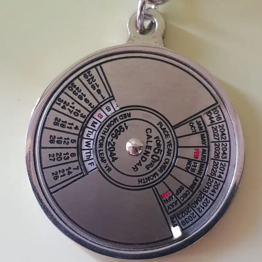 [BUNJANG] Perpetual Calendar Keychain / 만년달력 열쇠고리