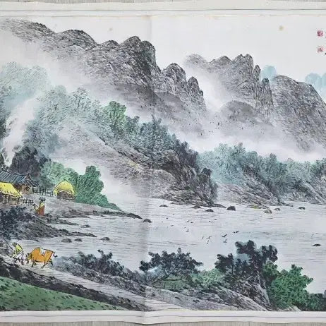 [BUNJANG] Jisan Yuraseong Large Landscape Painting / 지산 유래성 대형 산수화