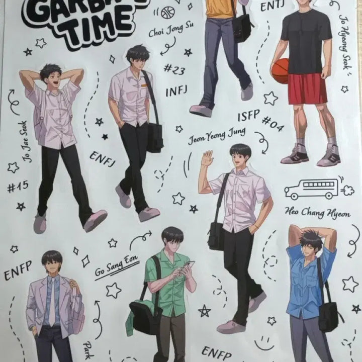 [BUNJANG] Garbage Time Popup Store POB Sticker Set / 가비지타임 팝업 특전 스티커 판매