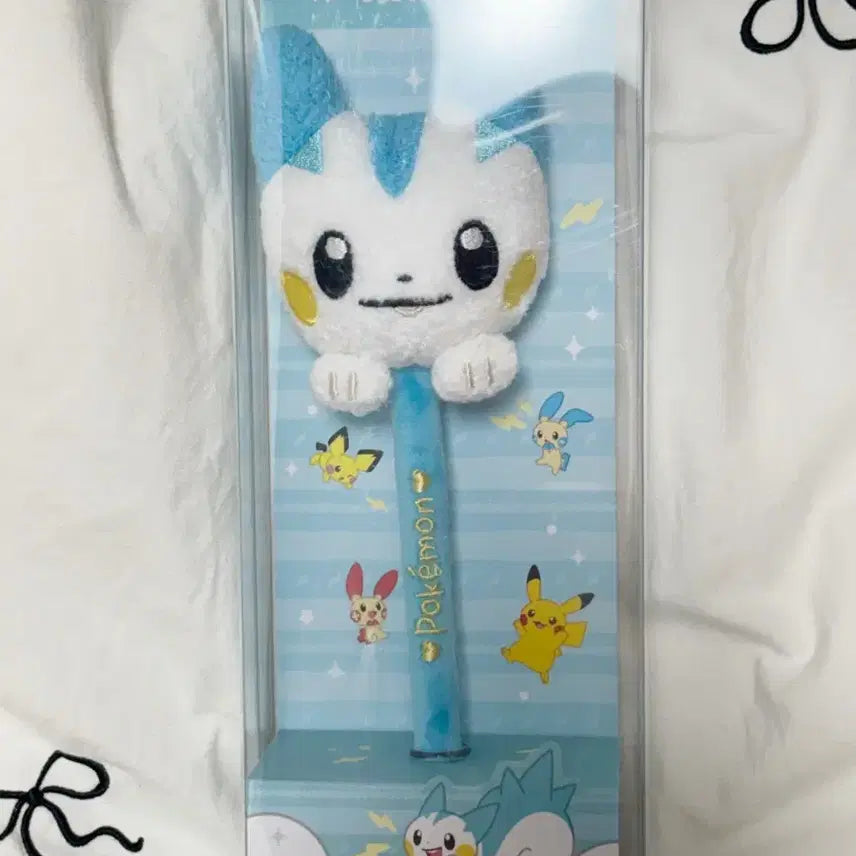 [BUNJANG] Pokemon Pachirisu Plush Mascot Ballpoint Pen / 포켓몬스터 파치리스 봉제인형 마스코트볼펜 새상품