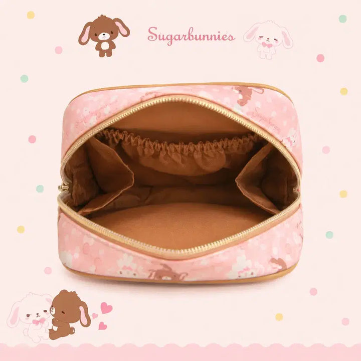[BUNJANG] Sugar bunnies Pink Square Pouch / 슈가바니즈 사각파우치 핑크
