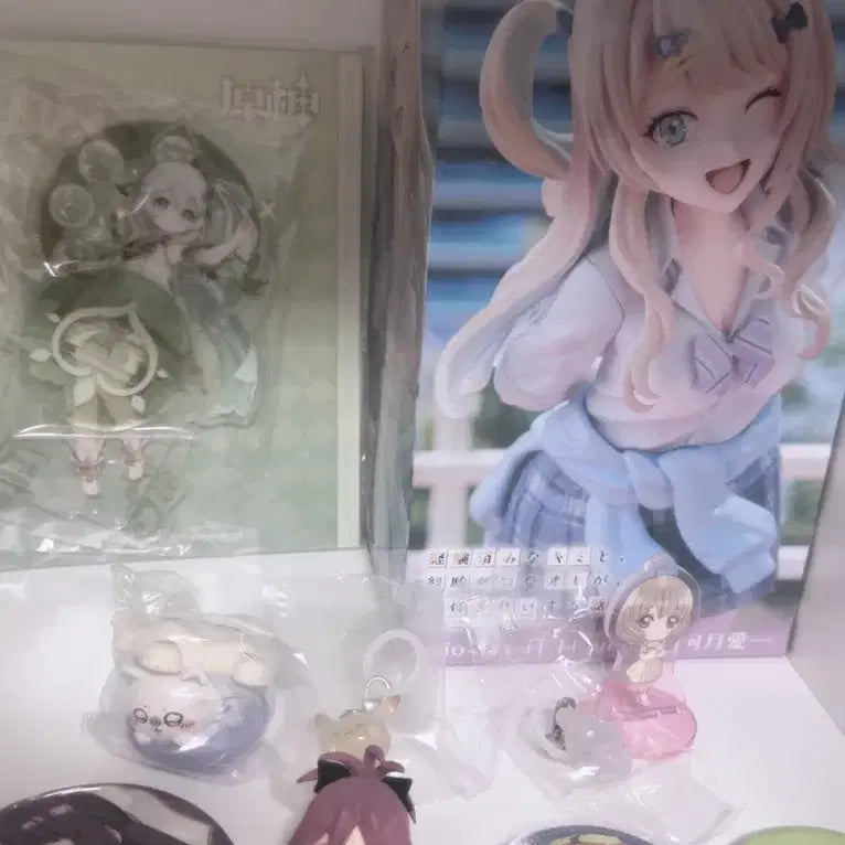[BUNJANG] Kimizero Genshin Nahida Momonga Gacha Pokemon Mezushi Figure Set / 미소녀 키미제로 원신 나히다 모몽가 가챠 포켓몬 메지루시 케이온 페른 판매