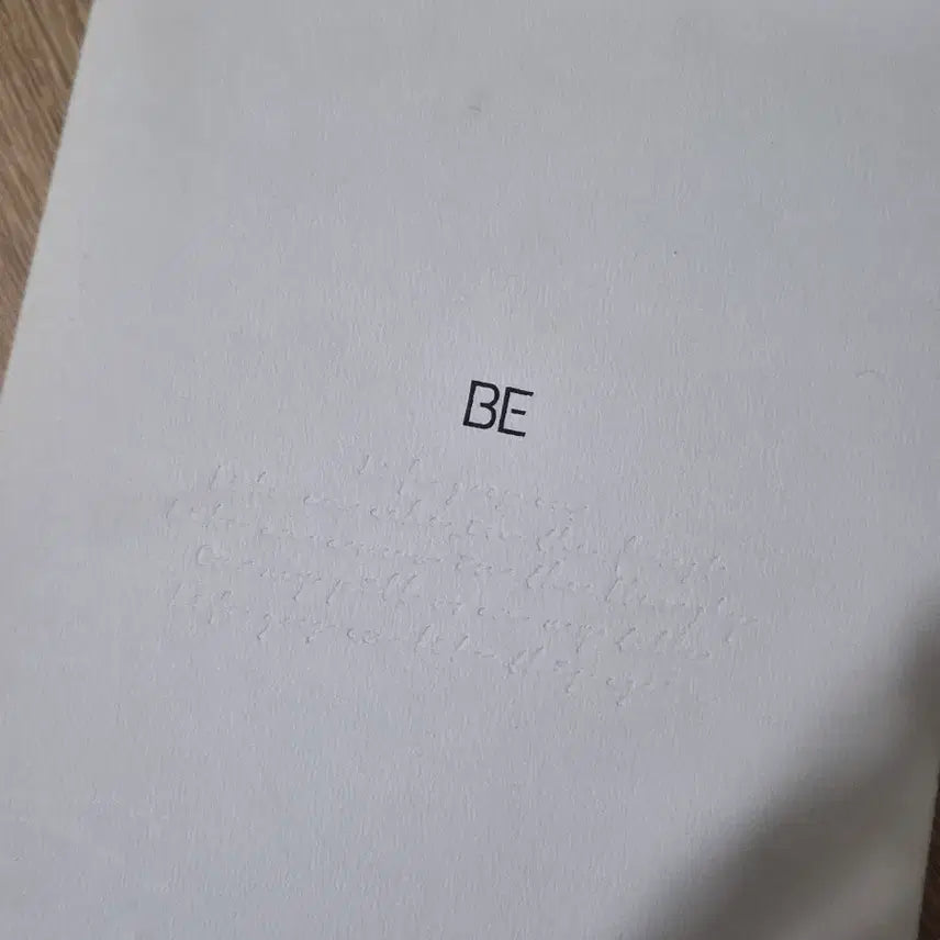 [BUNJANG] BTS BE Album / BE 앨범 사실분? bts