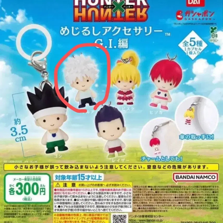 [BUNJANG] Hunter x Hunter Greed Island Killua Zilch Official Sealed Figure / 헌터헌터 그리드아일랜드 키르아 메지루시 미개봉