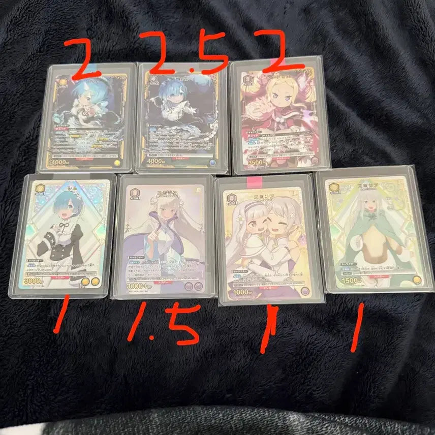 [BUNJANG] Re:Zero Union Arena Cards / 유니온아레나 리제로 카드