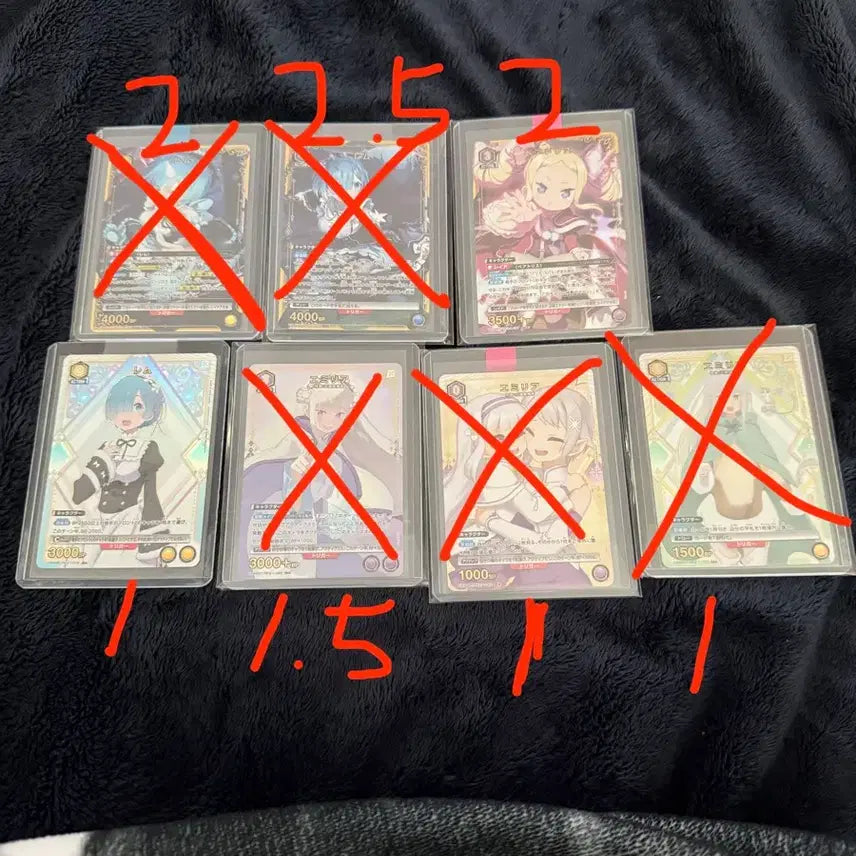 [BUNJANG] Re:Zero Union Arena Cards / 유니온아레나 리제로 카드