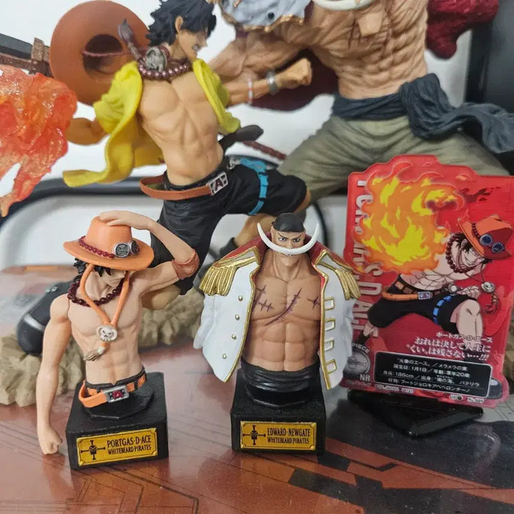 [BUNJANG] One Piece Ace / Whitebeard Memorial 20th Anniversary Figure Set / 원피스 에이스/흰 수염 피규어 세트 메모리얼 20주년