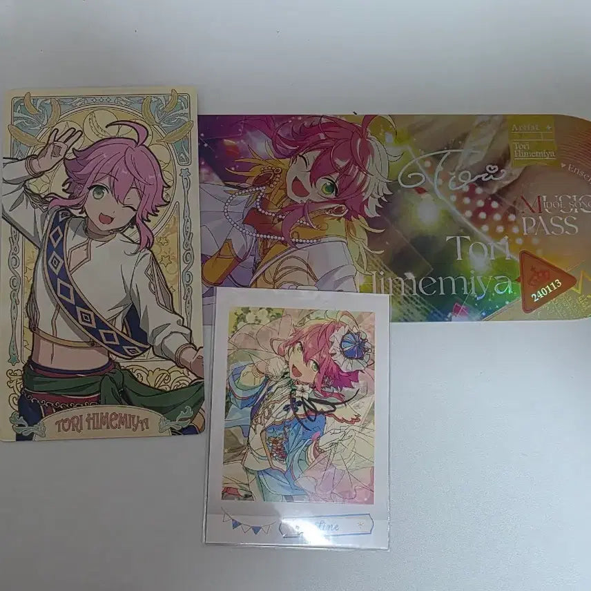 [BUNJANG] Ensemble Stars Tori Himemiya Paper Goods &amp; Arcana Card Bundle Set / 앙스타 히메미야 토리 지류+아르카나 일괄