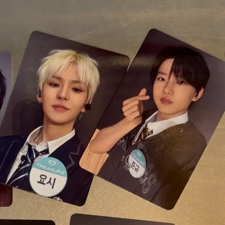 [BUNJANG] Treasure The Same Follow Event School Uniform Photocard Yoshi Junkyu / 트레저 더세임 팔로우 이벤트 교복 포카 요시 준규