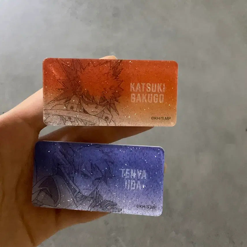 [BUNJANG] Bakugo Iida Exhibition Name Tag Badge Set / 바쿠고 이이다 전시회 명찰 뱃지