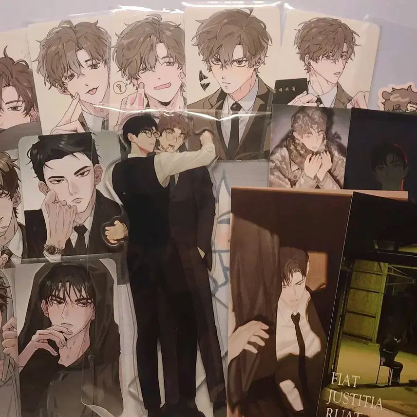[BUNJANG] Kang Min Jae Cha Ju Han Acryl Standee Photocard Postcard Bundle Set / (원가이하)변호됨 강차 강민재 차주한 비공굿 일괄 양도
