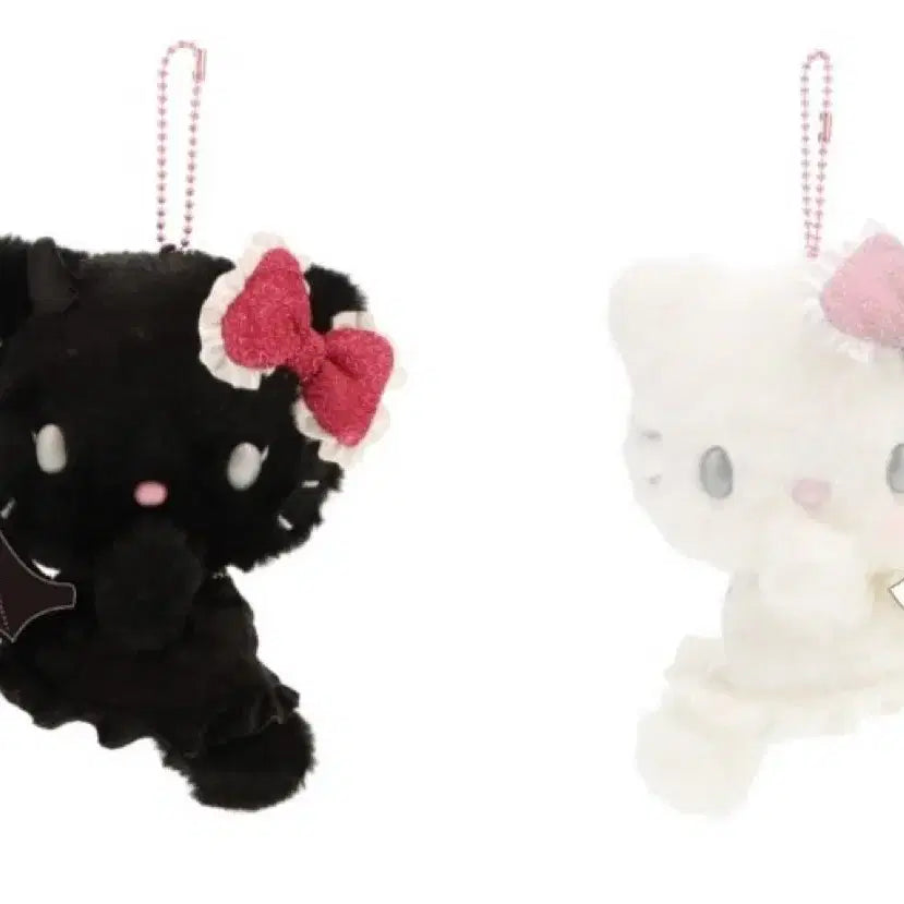 [BUNJANG] Hello Kitty Angel &amp; Devil Mascot Keychain / (미개봉) 헬로키티 천사악마 마스코트 마코 키링