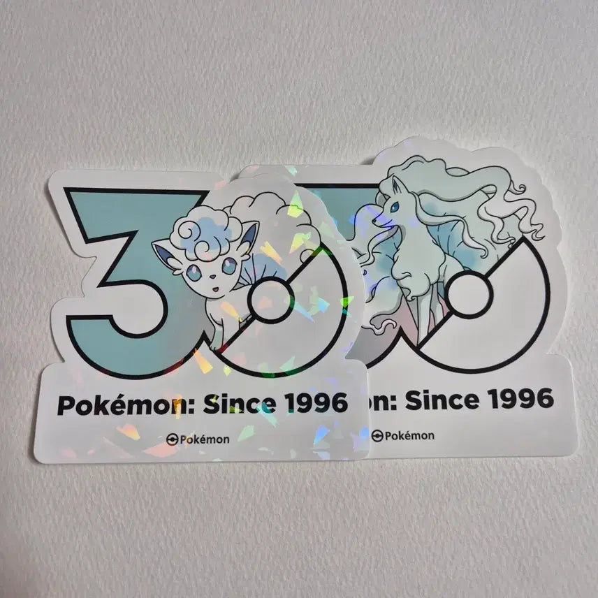 [BUNJANG] Pokemon 30th Anniversary Stickers Alolan Vulpix, Alolan Ninetales &amp; More / 포켓몬 30주년 스티커 알로라 식스테일 나인테일 +a 판매
